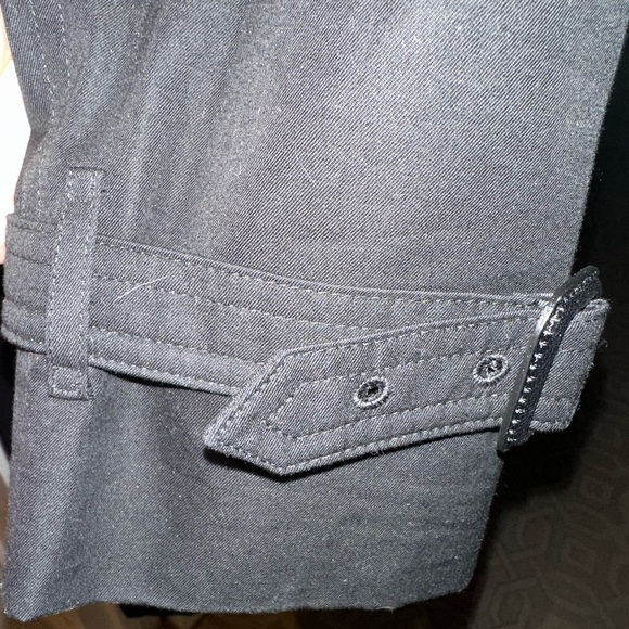 Burberry Women's Trench Coat W/Jewels - Black Size 4 Fitted. Rare - Picture 7 of 11